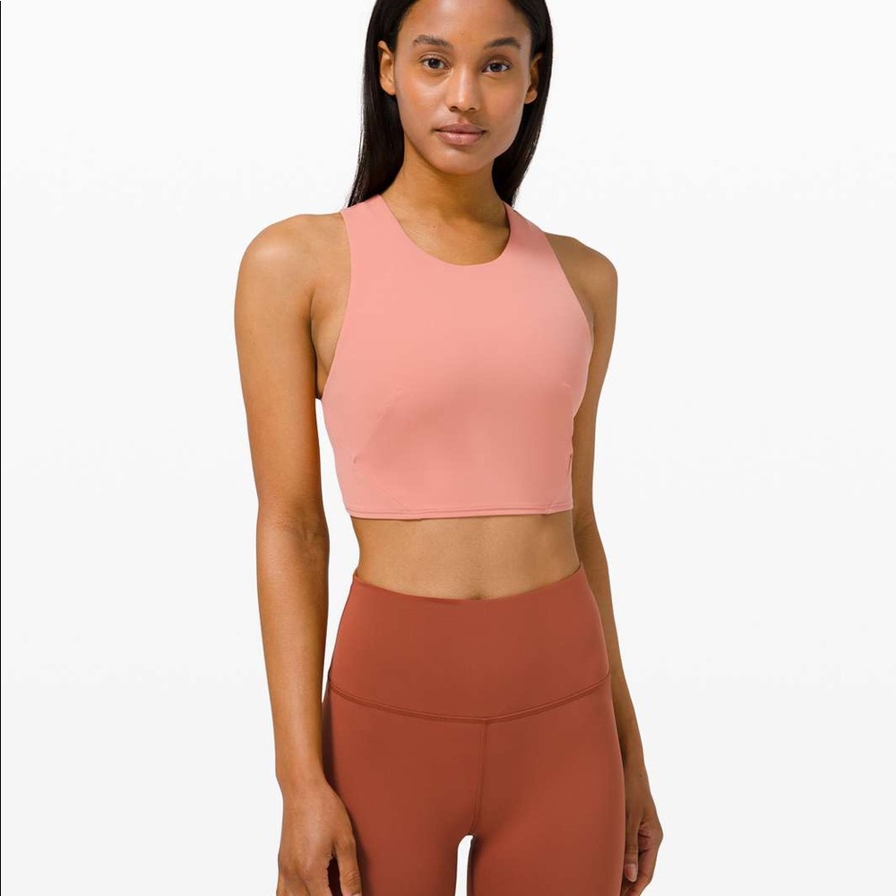 Lululemon Forward Fold Bra, Rustic coral